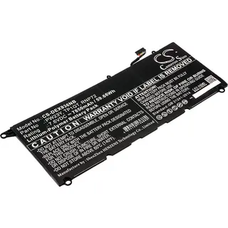 Produktfoto för Batteri till Dell XPS 13 9360 etc. 7850mAh, 7.6V