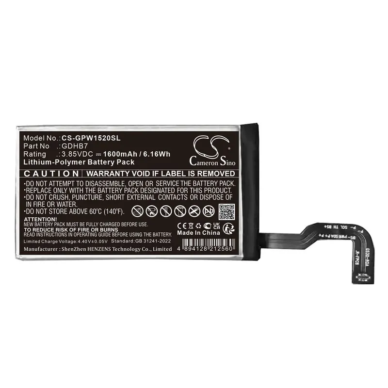 Alternativ bild 0 för Batteri till Google GC15S mfl