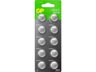 Produktfoto för Batteri till GP knappcell litium CR2032 10-pack