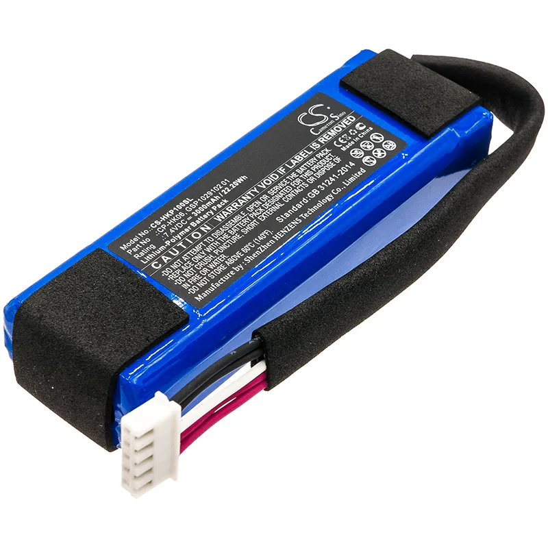 Alternativ bild 0 för Batteri till Harman Kardon CP-HK06, Go Play m.fl. 3000mAh, 7.4V