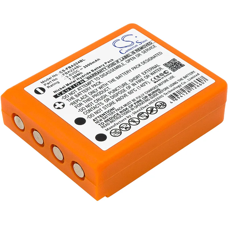 Alternativ bild 0 för Batteri till HBC BA223000, Radiomatic Quadrix m.fl. 2000mAh, 3.6V