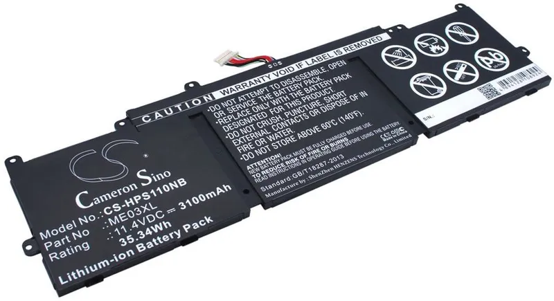 Alternativ bild 0 för Batteri till HP 11-D001TU mfl