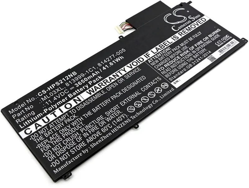 Alternativ bild 0 för Batteri till HP Spectre X2 12" mfl