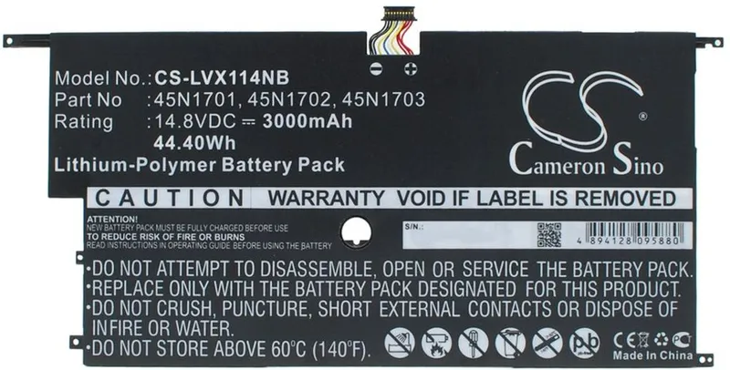 Alternativ bild 0 för Batteri till Lenovo 20A7 mfl