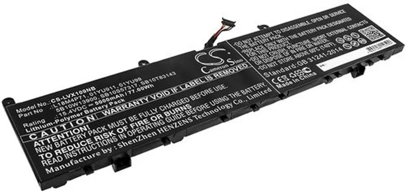 Alternativ bild 0 för Batteri till Lenovo ThinkPad P1 2019 20QTA00PCD mfl