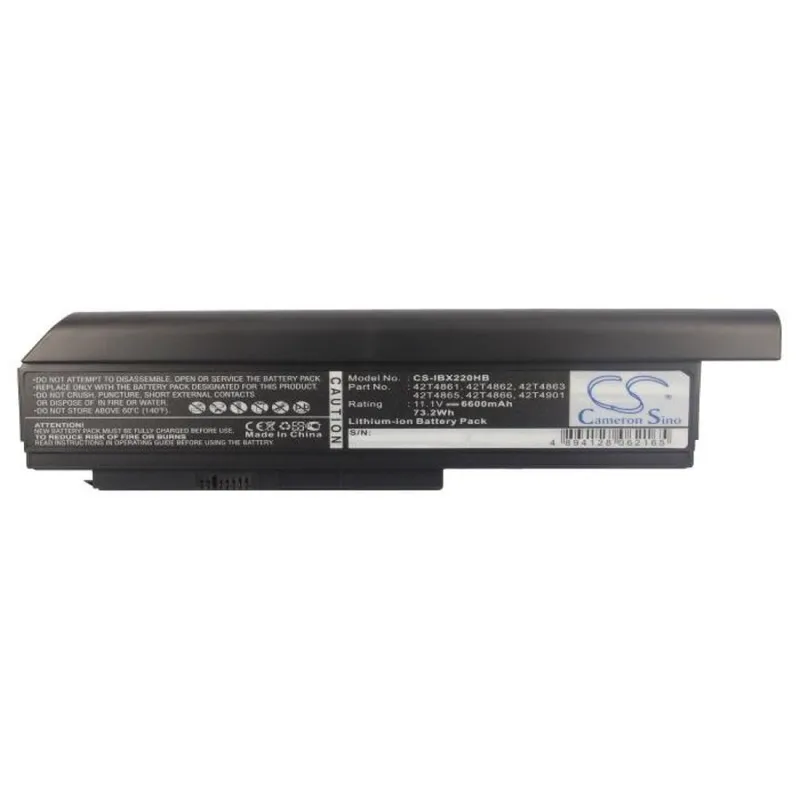 Alternativ bild 0 för Batteri till Lenovo ThinkPad X220 X230 etc., 11.1V 6600mAh