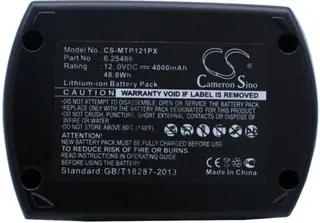 Produktfoto för Batteri till Metabo BS 12 SP mfl