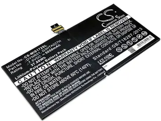Produktfoto för Batteri till Microsoft Surface Pro 4, Micosoft 1724, mfl