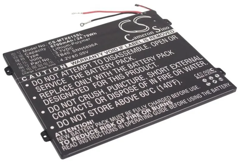 Alternativ bild 0 för Batteri till Motorola Droid XYBoard 10.1 mfl
