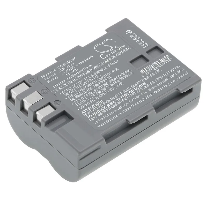 Alternativ bild 0 för Batteri till Nikon D-SLR D50 D70 D80 D90 D100 D200 etc., 7.4V 1500mAh