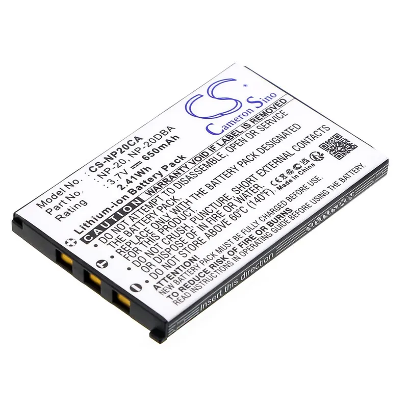 Alternativ bild 0 för Batteri till NP-20 Casio ersättningsbatteri