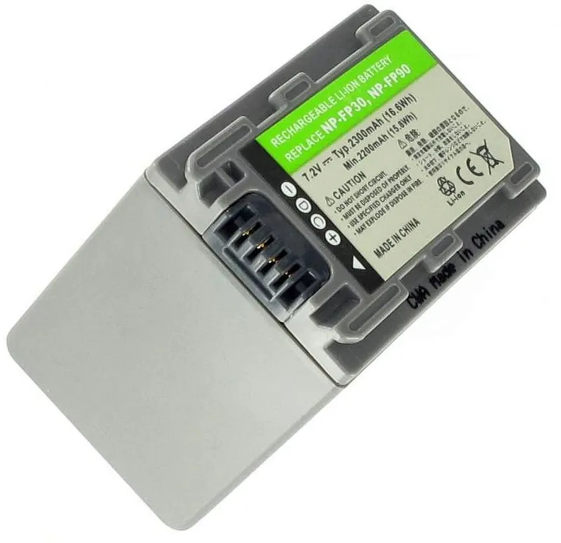 Alternativ bild 0 för Batteri till NP-FP90 ersättningsbatteri