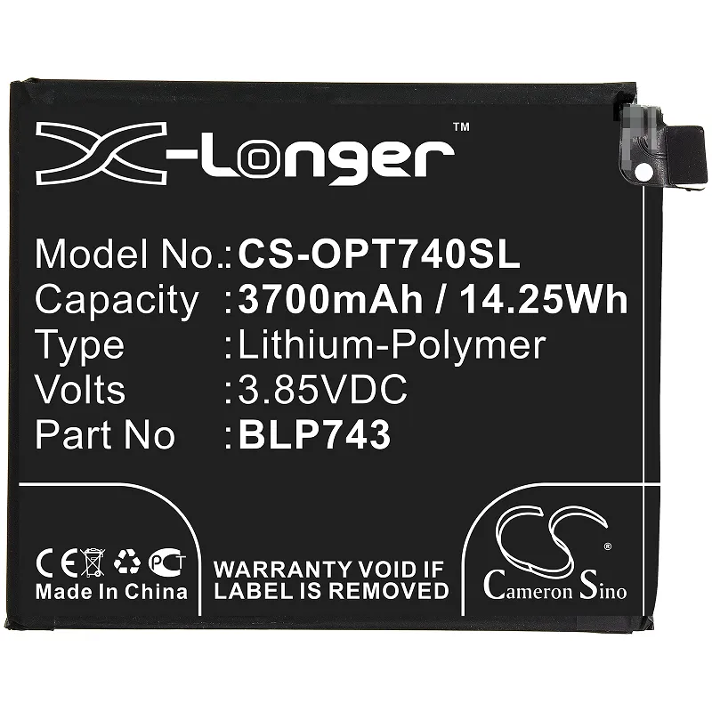Alternativ bild 0 för Batteri till OnePlus 7T, 3700mAh, 3.85V