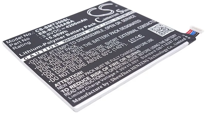 Alternativ bild 0 för Batteri till Samsung Galaxy Tab A 8.0 mfl