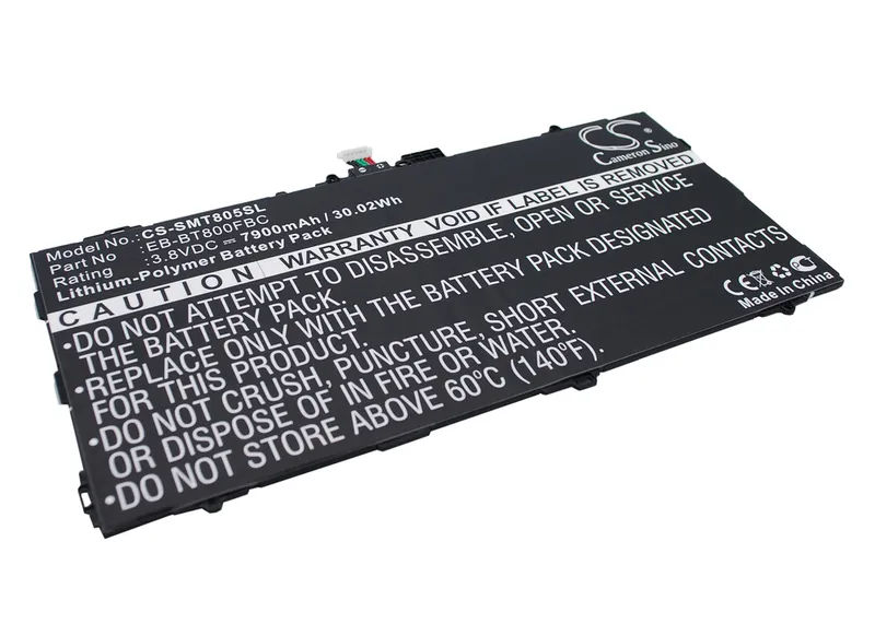 Alternativ bild 0 för Batteri till Samsung Galaxy Tab S 10.5, 7900mAh, 3.8V