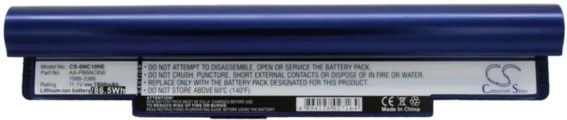 Alternativ bild 0 för Batteri till Samsung N110 (black) mfl