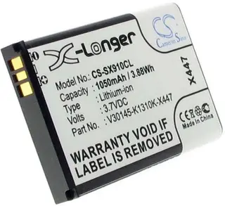 Produktfoto för Batteri till Siemens V30145-K1310K-X447, Gigaset SL910 m.fl. 1050mAh, 3.7V
