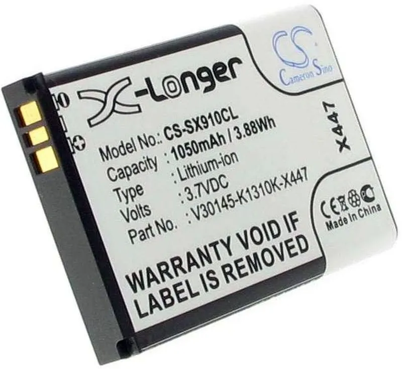 Alternativ bild 0 för Batteri till Siemens V30145-K1310K-X447, Gigaset SL910 m.fl. 1050mAh, 3.7V