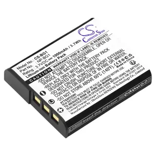 Produktfoto för Batteri till Sony DSC H10, 3.7V 1100mAh