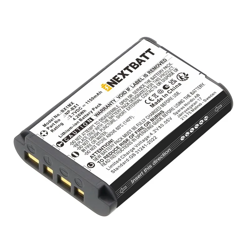 Alternativ bild 0 för Batteri till Sony NP-BX1
