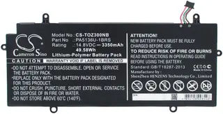 Produktfoto för Batteri till Toshiba Portege Z30 mfl