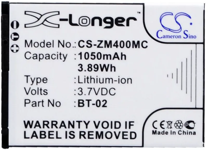 Alternativ bild 0 för Batteri till Zoom 247-9036 mfl