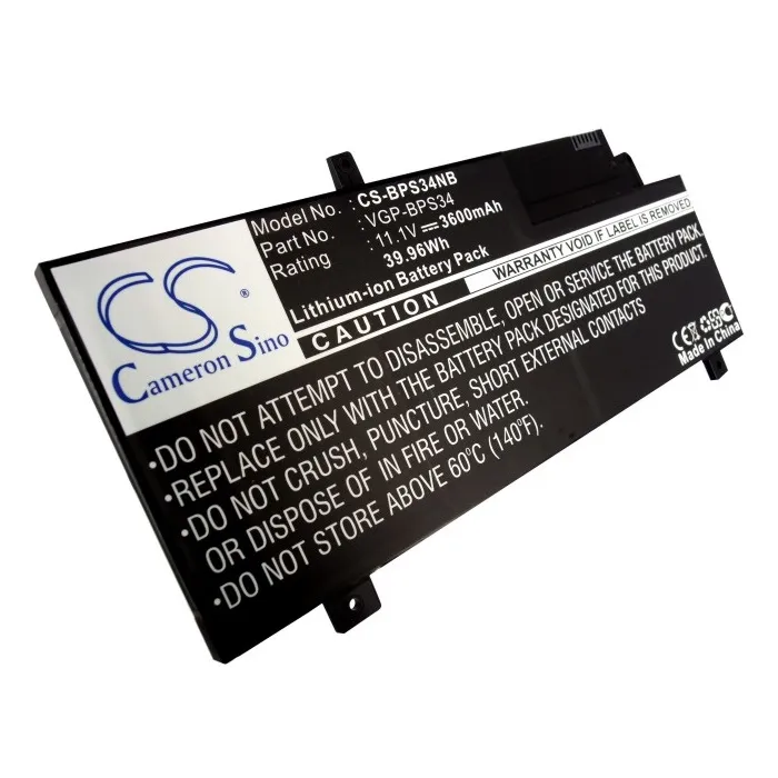 Alternativ bild 0 för Batteri VGP-BPS34 till SONY, 11.1V, 3600mAh