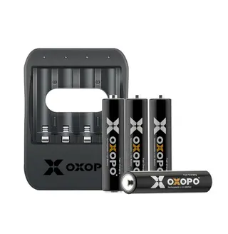 Produktfoto för Batteriladdare Oxopo för Li-ion inkl 4 st AA 1850mah Li-ion