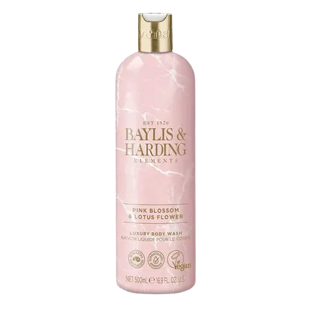 Bild 1 för Baylis & Harding Elements Pink Blossom & Lotus Flower Body Wash 500 ml