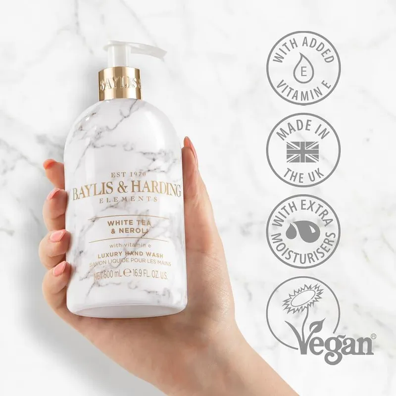 Bild 3 för Baylis & Harding Elements White Tea & Neroli Hand Wash 500 ml