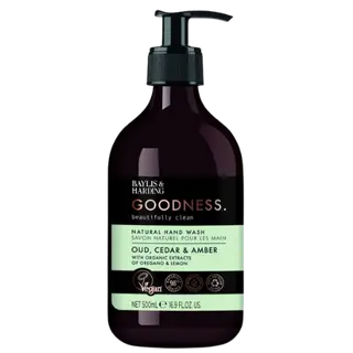 Produktfoto för Baylis & Harding Goodness Oud, Cedar & Amber Hand Wash 500 ml