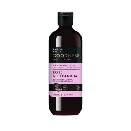Bild 1 för Baylis & Harding Goodness Rose & Geranium Body Wash 500 ml