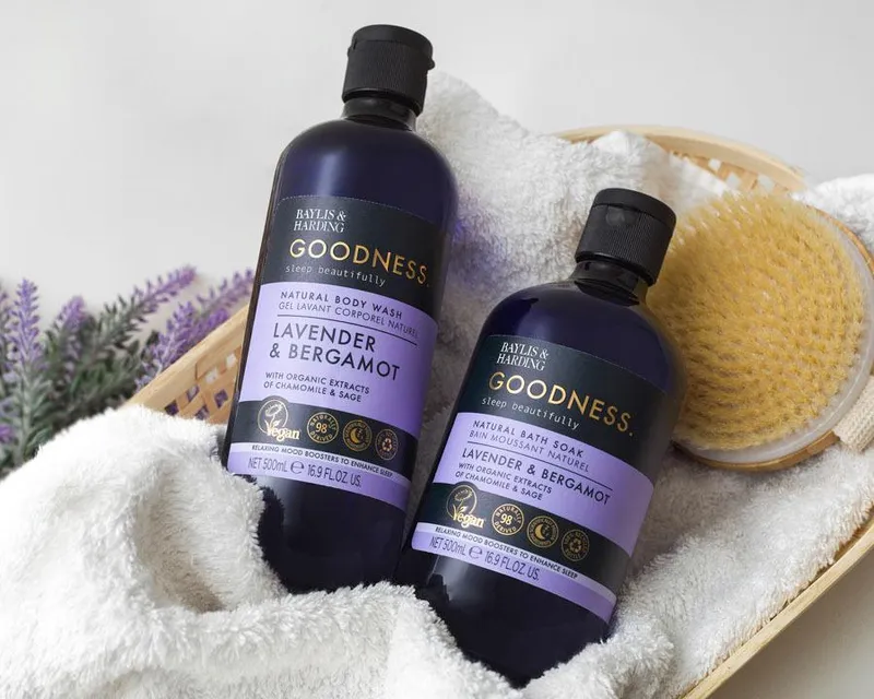 Bild 5 för Baylis & Harding Goodness Sleep Lavender & Bergamot Body Wash 500 ml