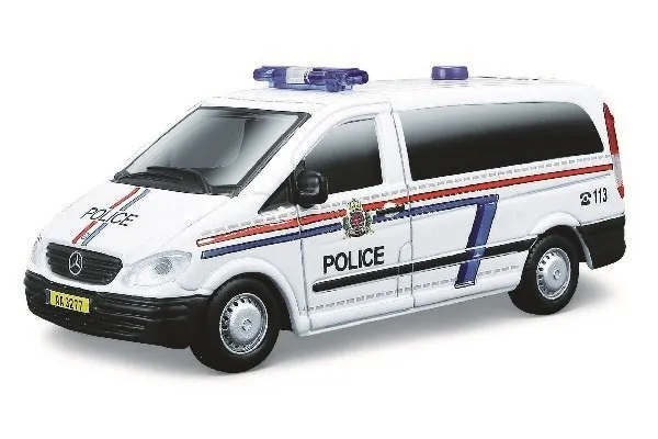 Alternativ bild 0 för Bburago Mercedes-Benz Vito Police Van 1:50