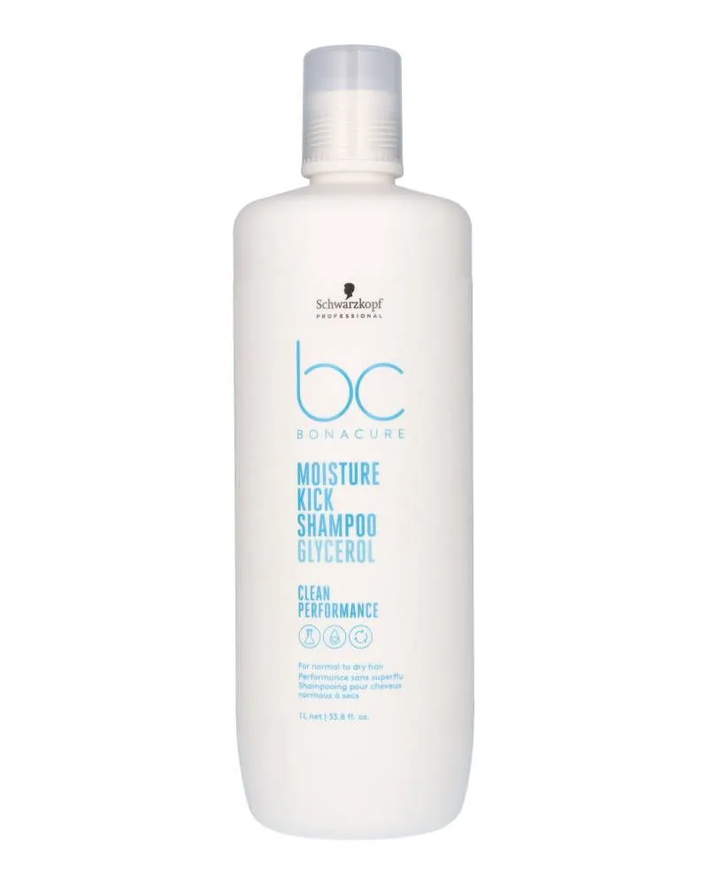 Bild 2 för BC Bonacure Moisture Kick Shampoo Glycerol 1000 ml