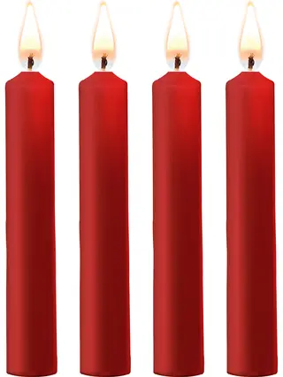 Produktfoto för BDSM Vaxljus Röda 4-pack