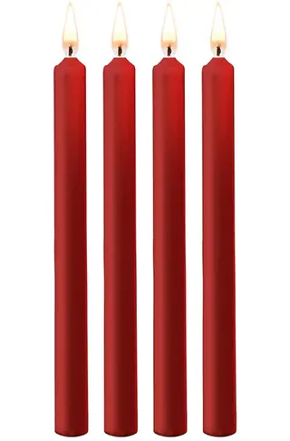 Produktfoto för BDSM Vaxljus Röda Large 4-pack
