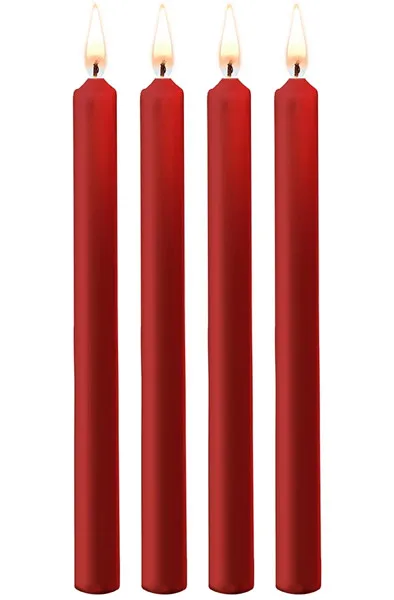 Bild 1 för BDSM Vaxljus Röda Large 4-pack