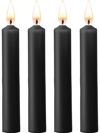 Produktfoto för BDSM Vaxljus Svarta 4-pack