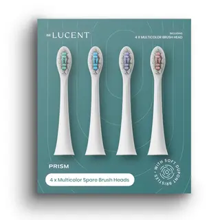 Produktfoto för Be Lucent Prism Tandborsthuvuden Multicolor 4 st