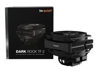 Produktfoto för be quiet! Dark Rock TF 2 - Processorkylare - (för: LGA1155, LGA1150, LGA1151, LGA2011-3 (Square ILM), AM4, LGA2066, LGA1200, LGA1700) - aluminium med kopparbas - 135 mm - svart