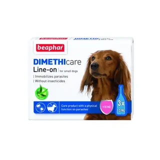 Produktfoto för Beaphar Fästingmedel Dimethicare Line-on <15 kg