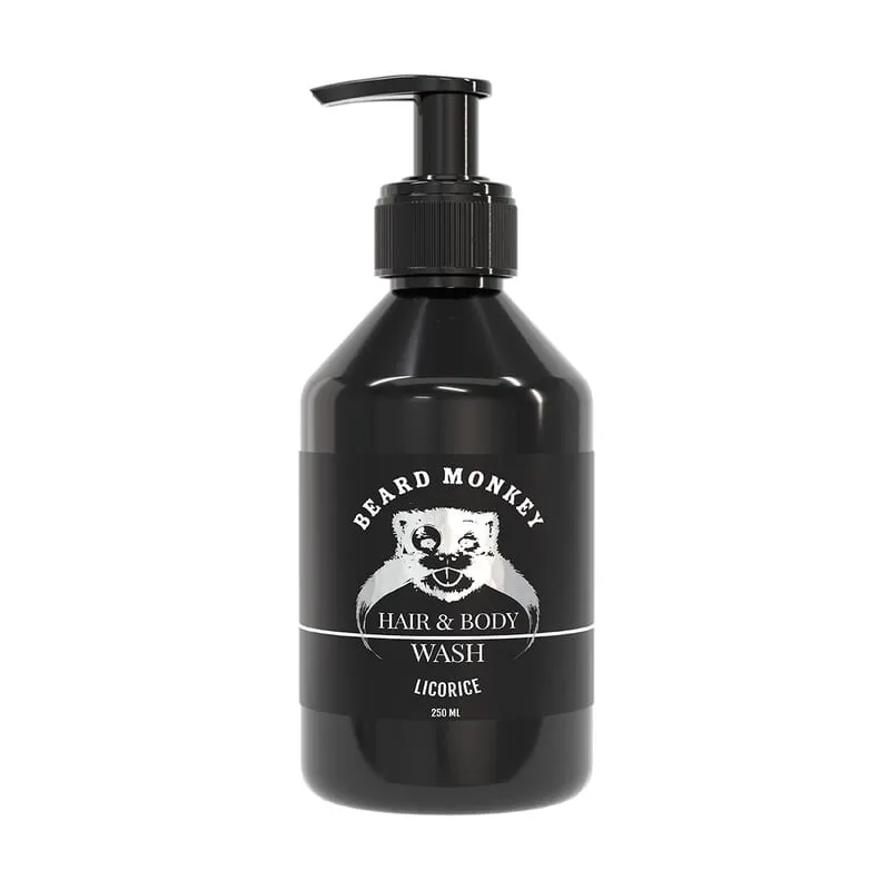 Bild 1 för Beard Monkey Hair & Body Wash Licorice 250 ml