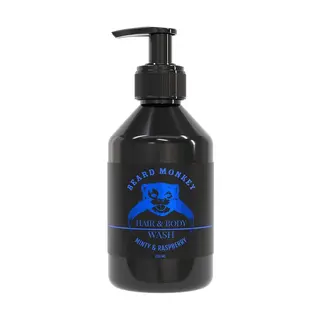 Produktfoto för Beard Monkey Hair & Body Wash Minty & Raspberry 250 ml
