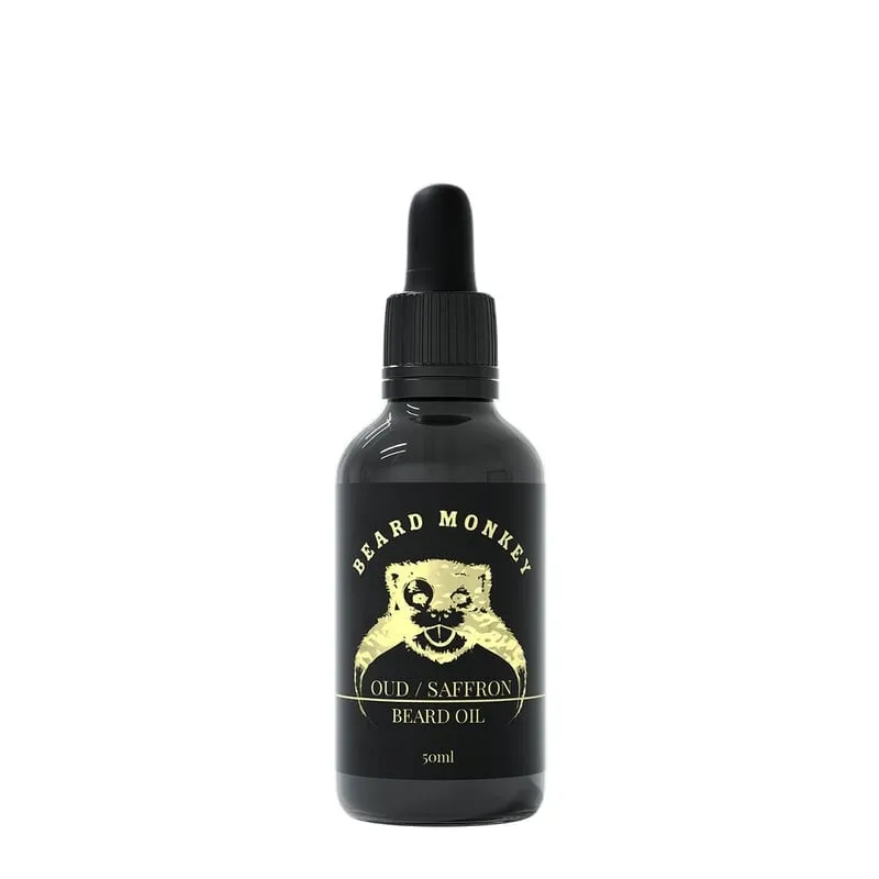 Bild 1 för Beard Monkey Monkey Oud / Saffron -Beard oil  50 ml