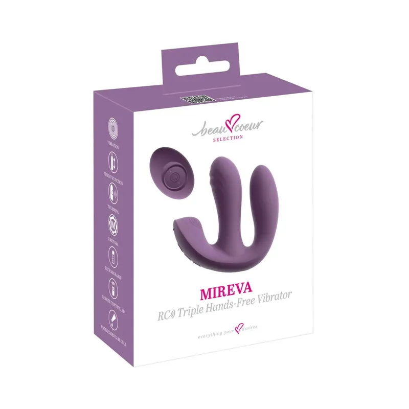 Bild 2 för Beau Coeur: Mireva, RC Triple Hands-Free Vibrator