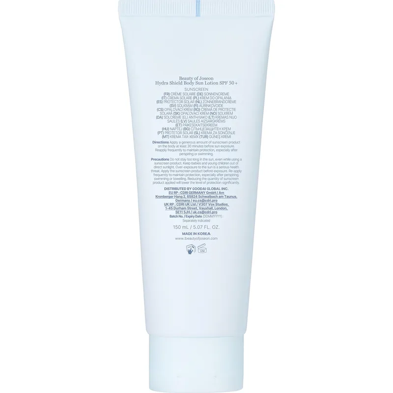 Bild 2 för Beauty of Joseon Hydra Shield Body Sun Lotion SPF50+ 150ml