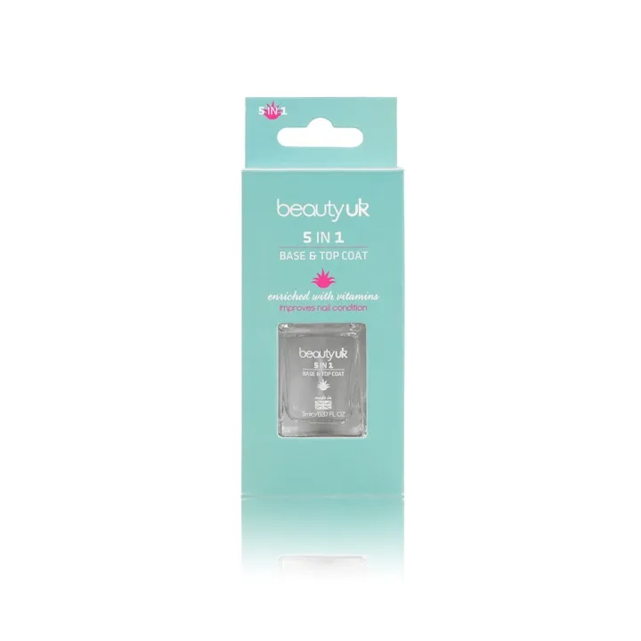 Alternativ bild 0 för Beauty UK 5 In 1 Base & Top Coat
