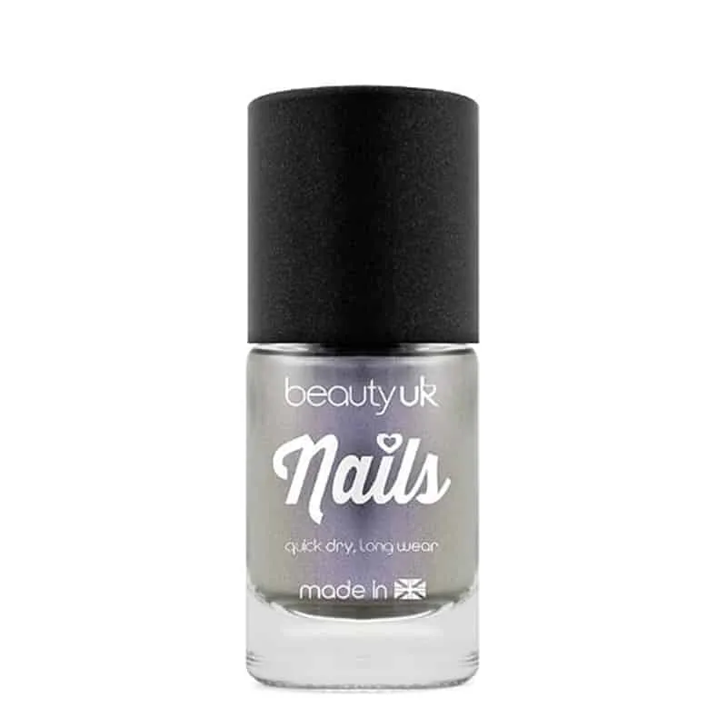 Alternativ bild 0 för Beauty UK Chrome Nail Polish - Silver