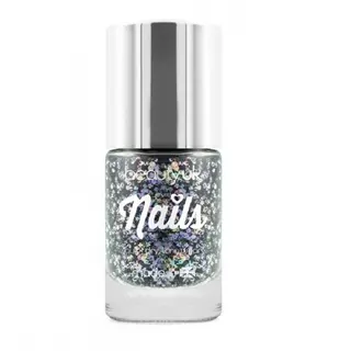 Produktfoto för Beauty UK Glitter Nail Polish - Midnight Sky Black